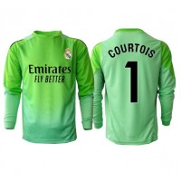 Stroje piłkarskie Real Madrid Thibaut Courtois #1 Bramkarskie Koszulka Wyjazdowej 2025-26 Długi Rękaw